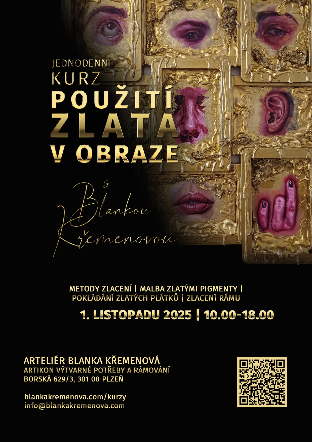 POUŽITÍ ZLATA V OBRAZE