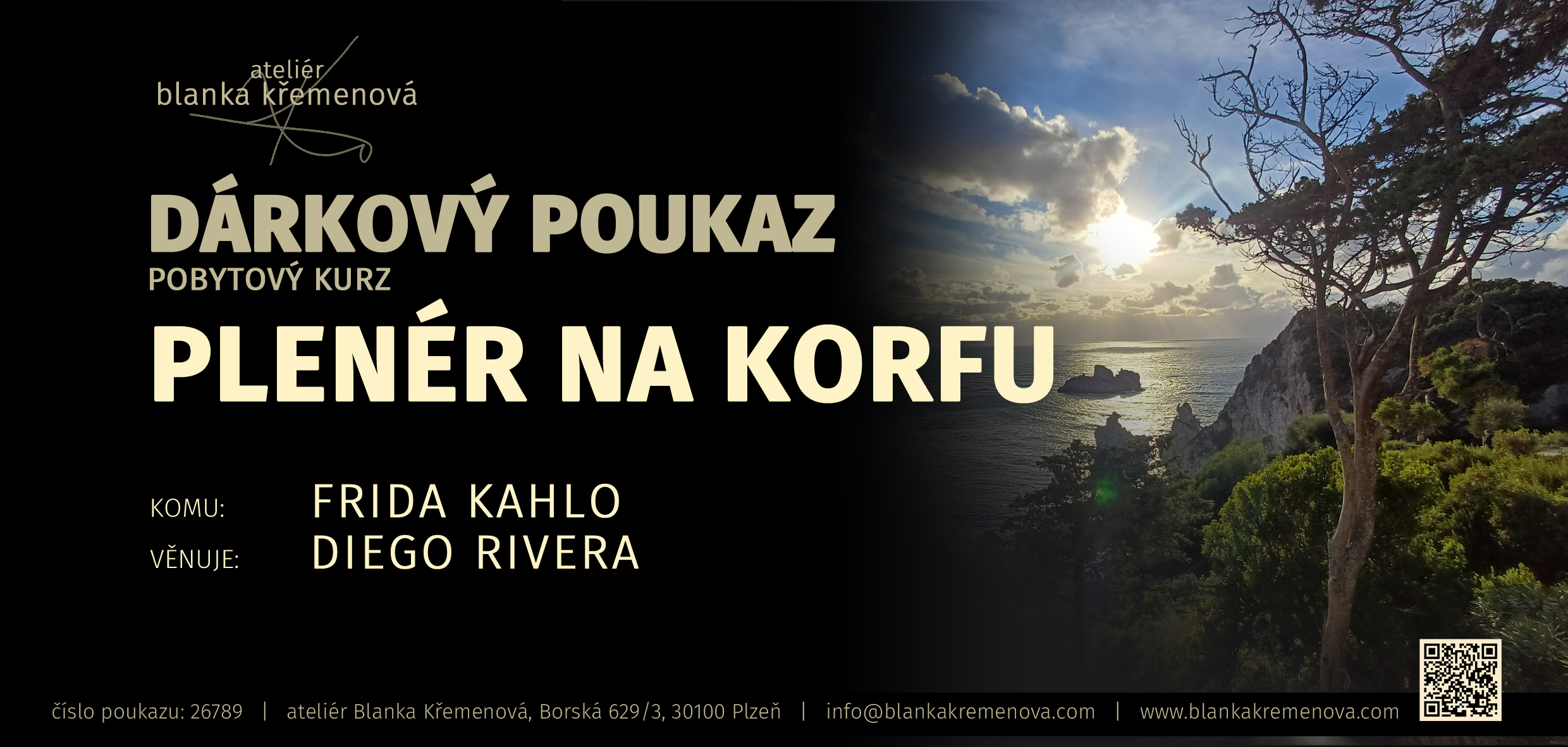 POBYTOVÝ PLENÉR NA KORFU